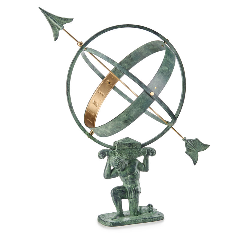 Cadran solaire armillaire Duong Atlas, Vert