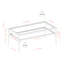 Four Leg Coffee Table with Storage-1616865726