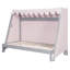 Lit simple TG avec lit gigogne simple, tablette, tente et lumière, gris-129514895