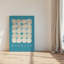 Bleu sarcelle et crème géométrie Bauhaus-809673429-821786580