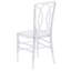 Chaise empilable transparente Wintour