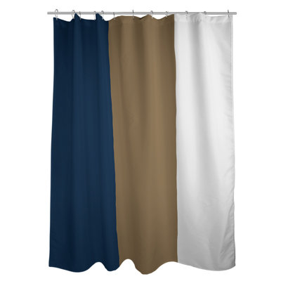 Striped Shower Curtain with Liner Included