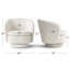 Chaises d'appoint pivotantes Modern