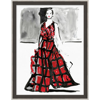 Allure 2' Framed Print on Glass