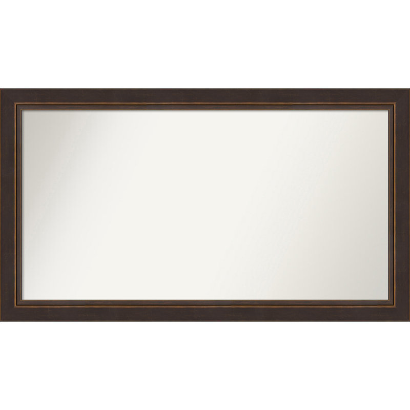 Ramsses Solid Wood Wall Mirror, Rectangle, 26.5" x 46.5"