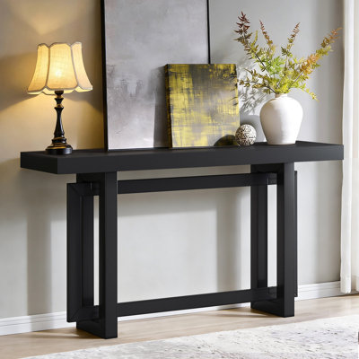 Console Gouldner de 59 po de style moderne et rustique