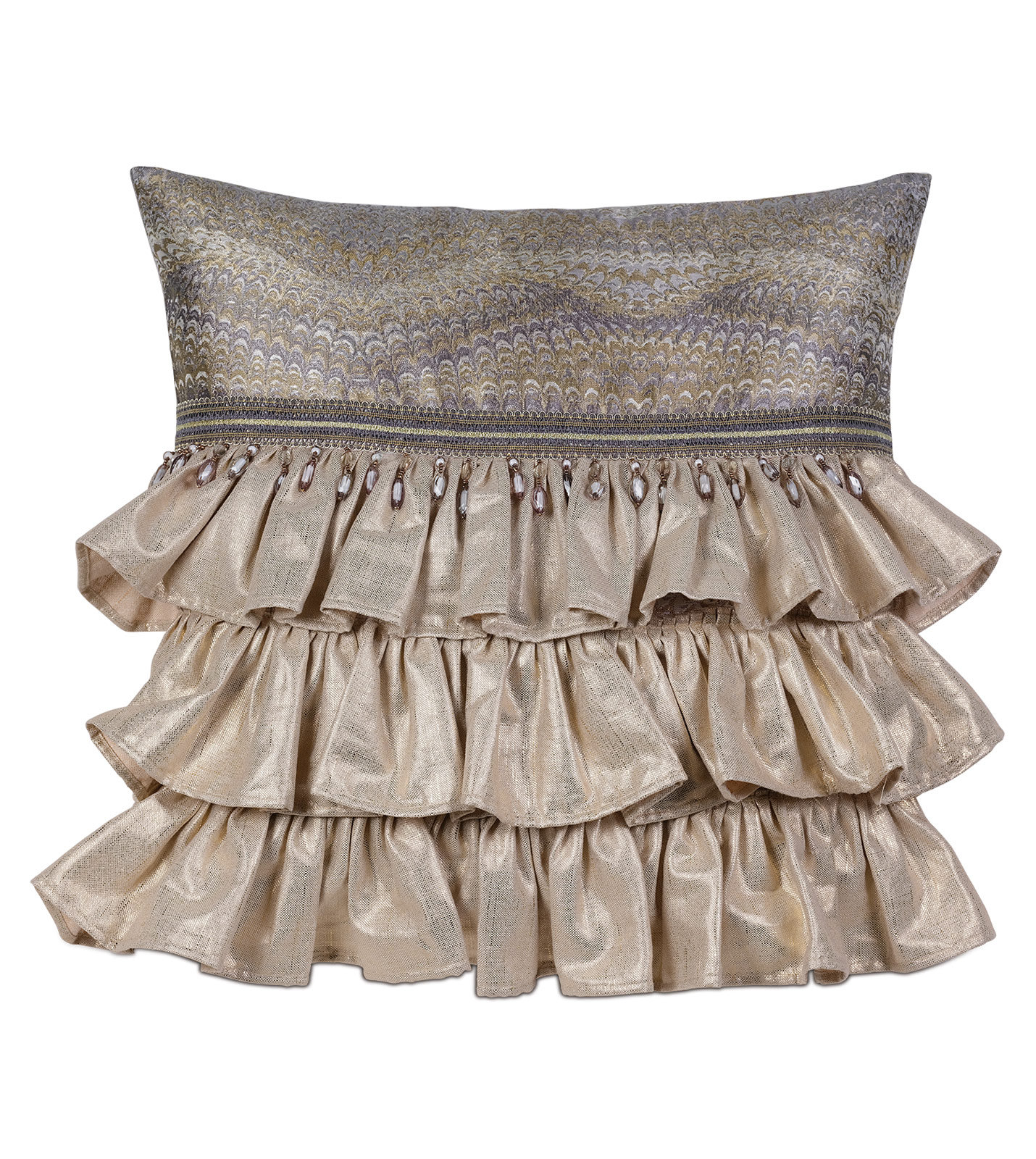 Eastern Accents Imogen Ruffled Throw Pillow Cover & Insert Wayfair