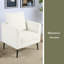 Fauteuil demi-tonneau en tissu Teddy-1283611624
