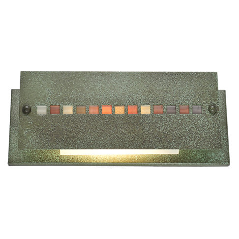 1 - Light Bath Bar, Tarnished Copper