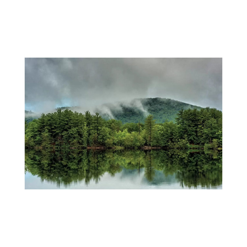 " Reflected Green " by David Gardiner, 18" H x 26" W x 1.5" D