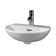 Barclay Reserva 450 16.12'' White Vitreous China U-Shaped Bathroom Sink with Overflow