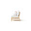 Chaise de patio Paulet avec coussins Sunbrella-458420206
