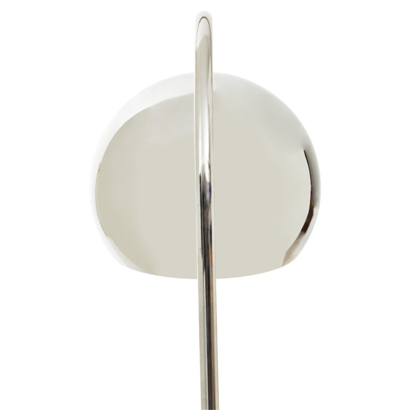 Dequilla 155cm White Arched Floor Lamp