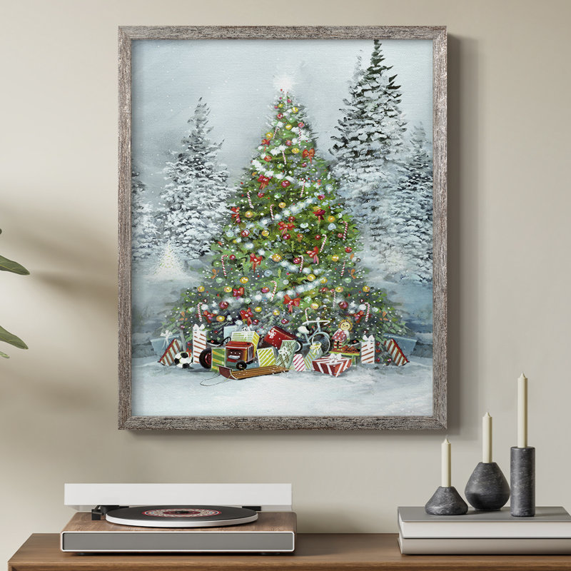 Under the Tree Framed Print - Solid Wood, 21" H x 17" W