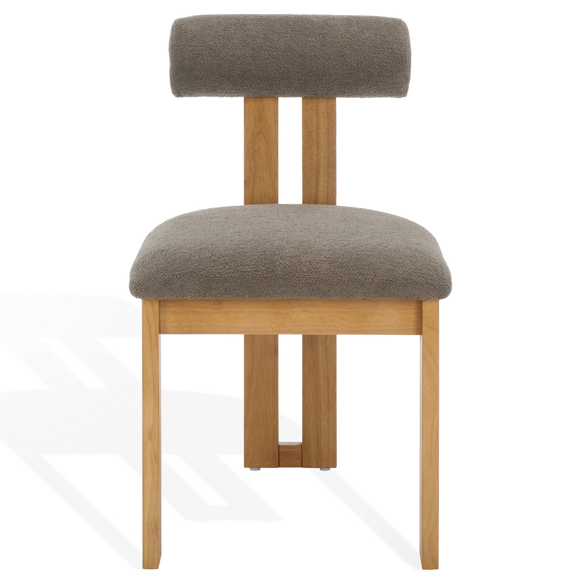 AllModern Dellar Boucle Upholstered Back Dining Chair & Reviews | Wayfair