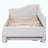 Twin Size Upholstered L-Shaped Upholstered Daybed with Pop Up Trundle, Beige-740657592