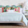 St. Barths Coastal Cotton Blend Baffle Box Stitch Geometric Shapes Comforter