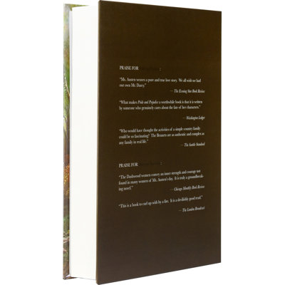 REAL PAPER BOOK LOCK BOX WITH KEY