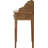 Modern Paignt Writing Desk with Storage Hutch – Solid Wood Frame, Shelves & Cubbies for Home, Office-771068814