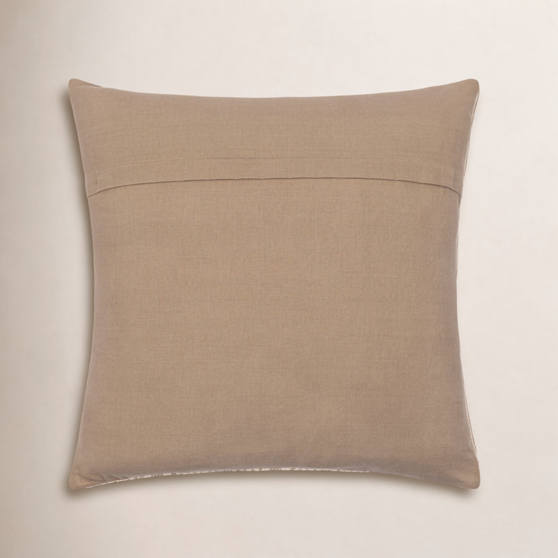 Striped Down Throw Pillow, 18" x 18", Polyester