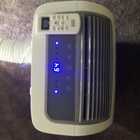 BLACK+DECKER BPT05WTBA Portable Air Conditioner with Remote Control, 5,000  BTU SACC/CEC (8,500 BTU ASHRAE), Cools Up to 150 Square Feet, WhiteFollow  Me Remote : : Home