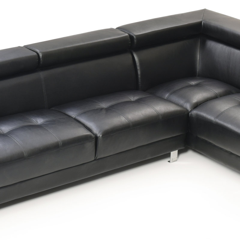 Canapé modulaire longue durée (sans repose-pieds), Noir