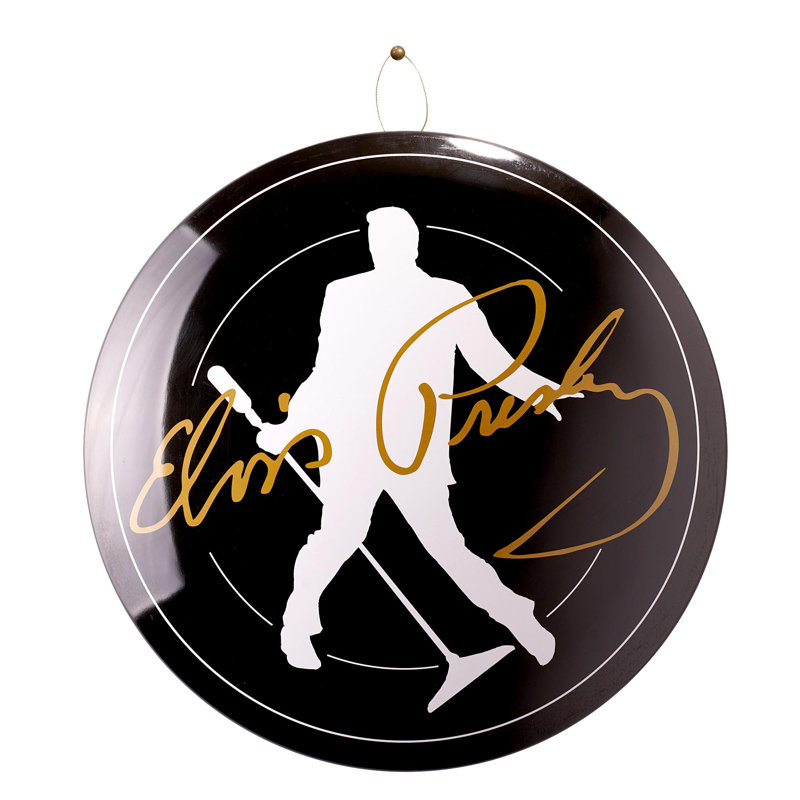 Mancave Round Entertainment Wall Decor on Metal