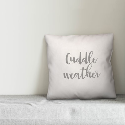  Cuddle Weather Throw Pillow
