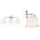 Marietta 3 Light Frosted Vanity Light