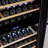 23.43 In. 119-bottle Dual Zone Freestanding Wine Cooler - Compressor Cooling, 10 Shelves, Wine Fridge 41-64 Fahrenheit In Black