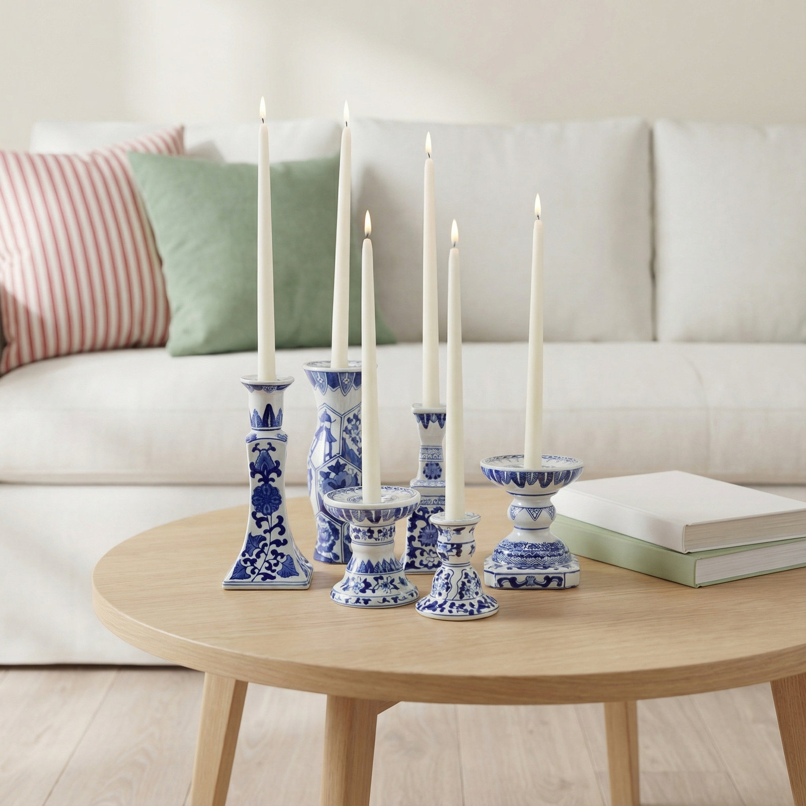 Set Of 6 Canton Collection Candleholder