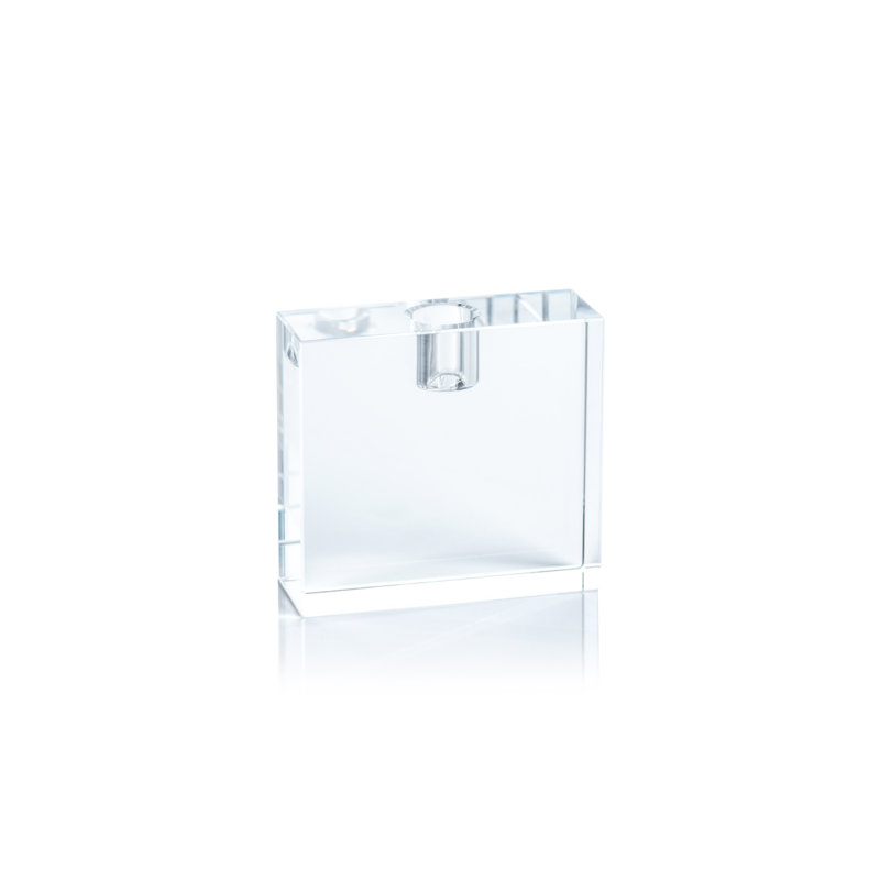 Porte-bougie Romy, Forme rectangulaire, Clair