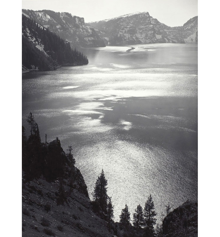 Soleil de l'après-midi, parc national de Crater Lake, Oregon, H 48 po x l 36 po