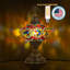  Lampe de table en mosaïque turque, lampe de table multicolore fabriquée à la main avec ampoule DEL
