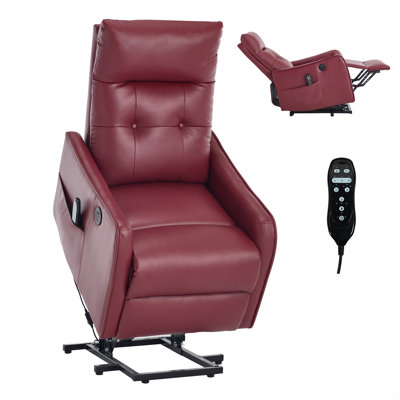 Fauteuil inclinable à moteur électrique en polyuréthane avec massage et chaleur