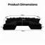 5 Seater Corduroy Corner Sofa -869341876