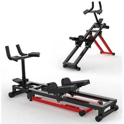 3-en-1 Spine Twist Stretcher & Stress Stepper & Waist Trainer, machine à dos réglable pour l'exercice du bas du dos, l'activation du tronc et l'entraînement de tout le corps