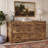 Rustic 9 Drawer Dresser Cabinet ,59''W Modern Table Storge Chest of Drawers Sideboard,Bar Cabinet with Metal Handle Pulls For Dining Room,Living Room,Bedroom-1381600923