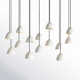 Cotter 14 Light Fabric Dimmable Geometric Chandelier