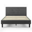Lit plateforme tapissier capitonné à profil bas Rajneet-1927561041-1998578367