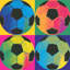 Ballon de soccer quatre-107116372