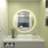 Aevar Simple & Modern Back LED Lighted Anti-fog Round Bathroom/Vanity Mirror-1967079517