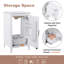 Meuble-lavabo de 20,3 po avec lavabo, tiroir fonctionnel, tablette de porte, porte à fermeture en douceur-869621025