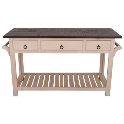 Sirenna Solid Wood Kitchen Island