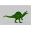 Topiaire de dinosaure d'extérieur vert topiaire