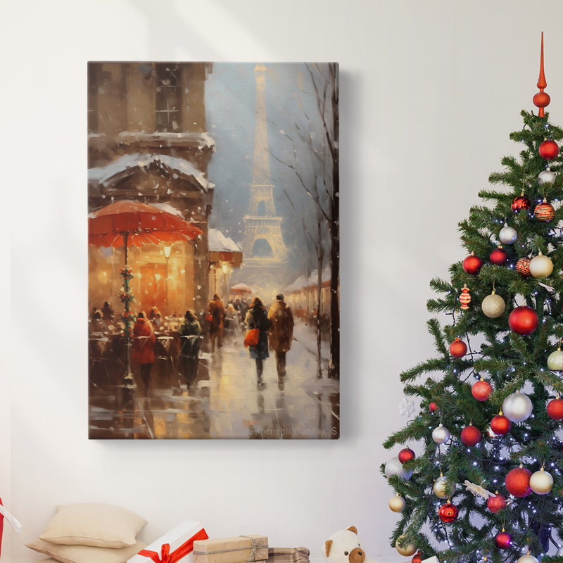 Art des Fêtes de Noël - Toile tendue avec châssis DCCxxix, H 36 po x l 24 po