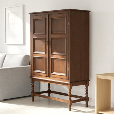 French-style double-door storage cabinet