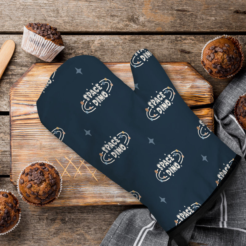 Astronaut Dinos Oven Mitt
