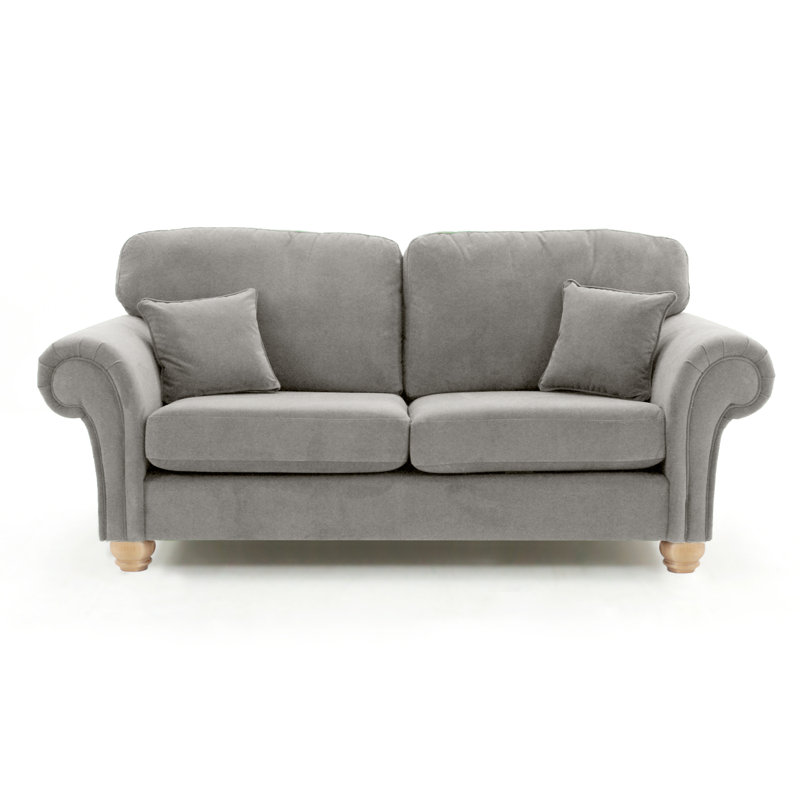 Foreston 2 Seater Velvet Sofa, Grey