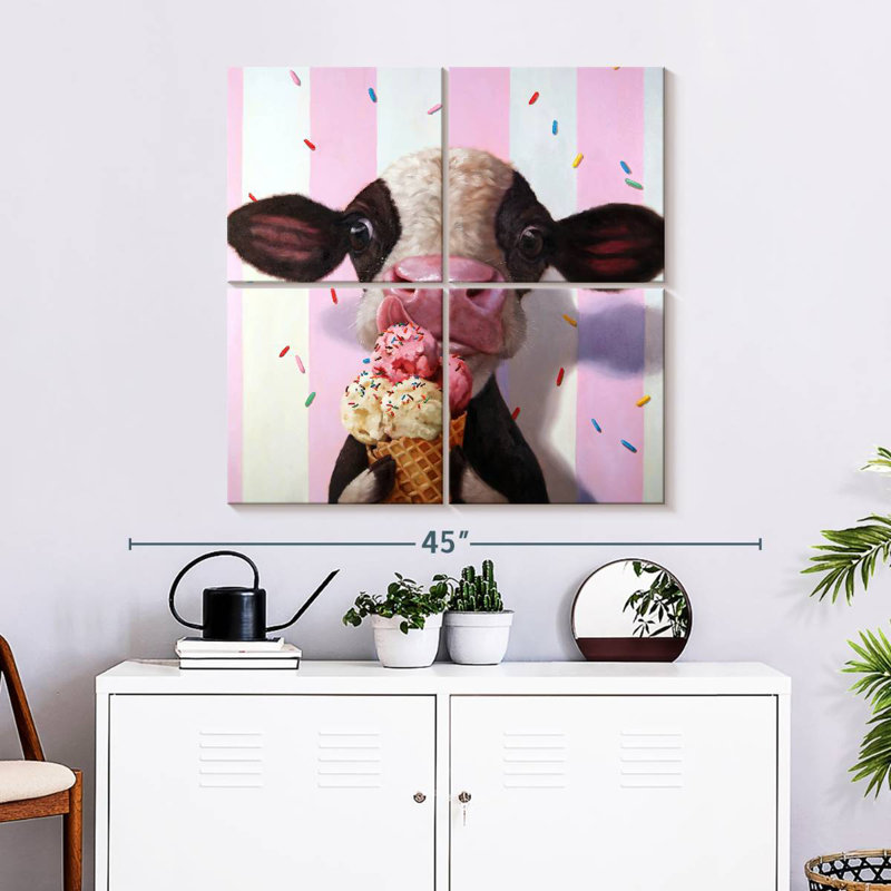 Ketti Mooo-Licious, 32" H x 32" W